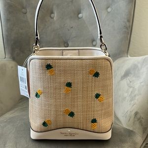 Kate Spade Bucket Bag Pineapple Design